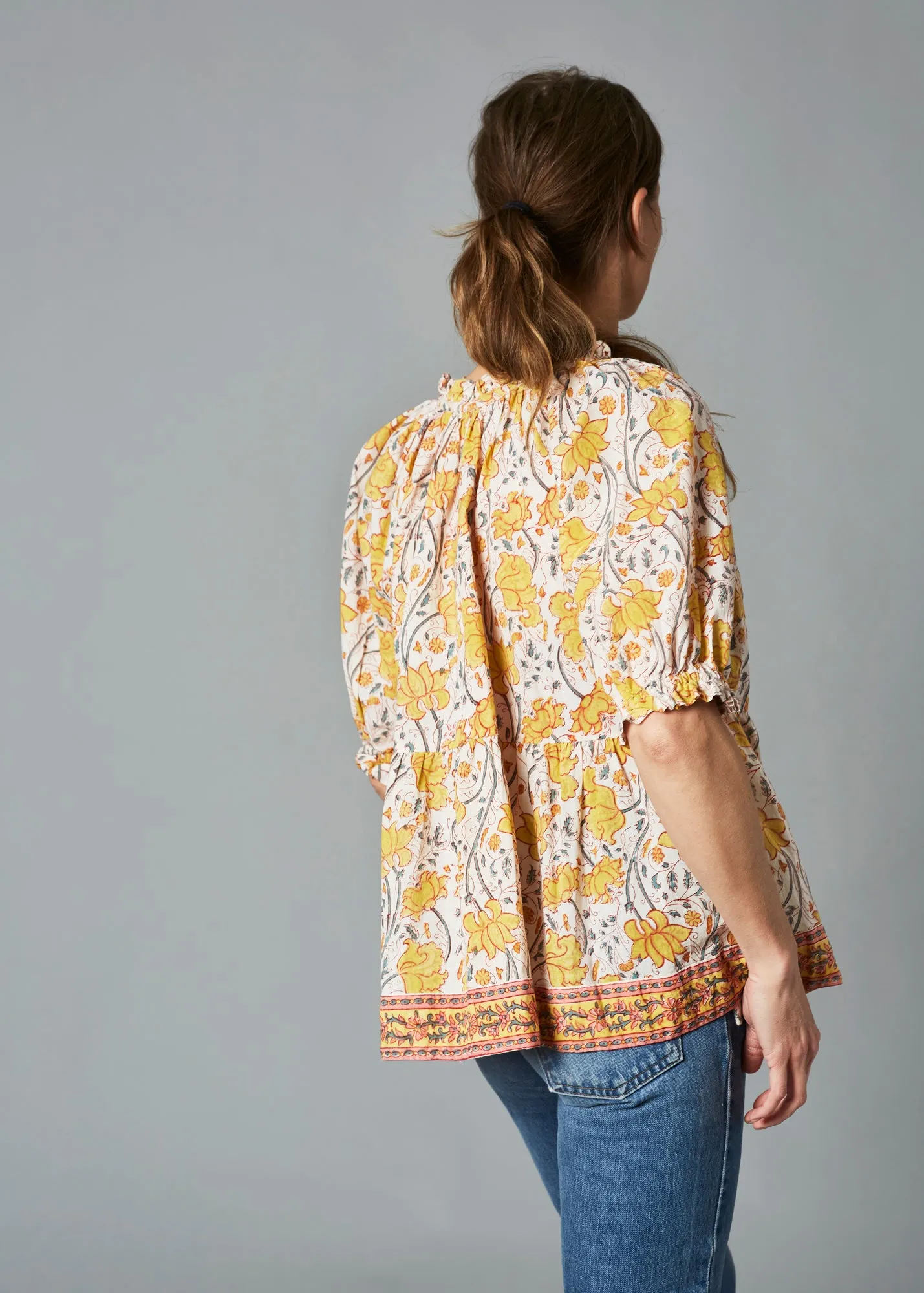 Graziana Top, Orchid Yellow