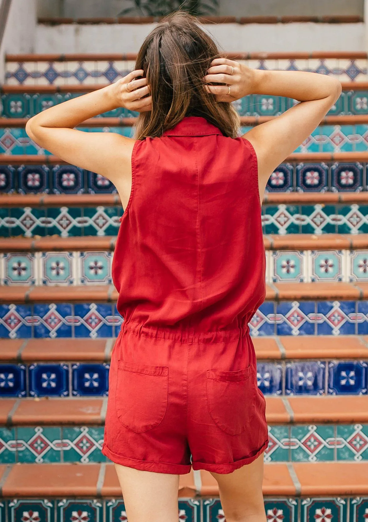 Hayett Snap Front Romper