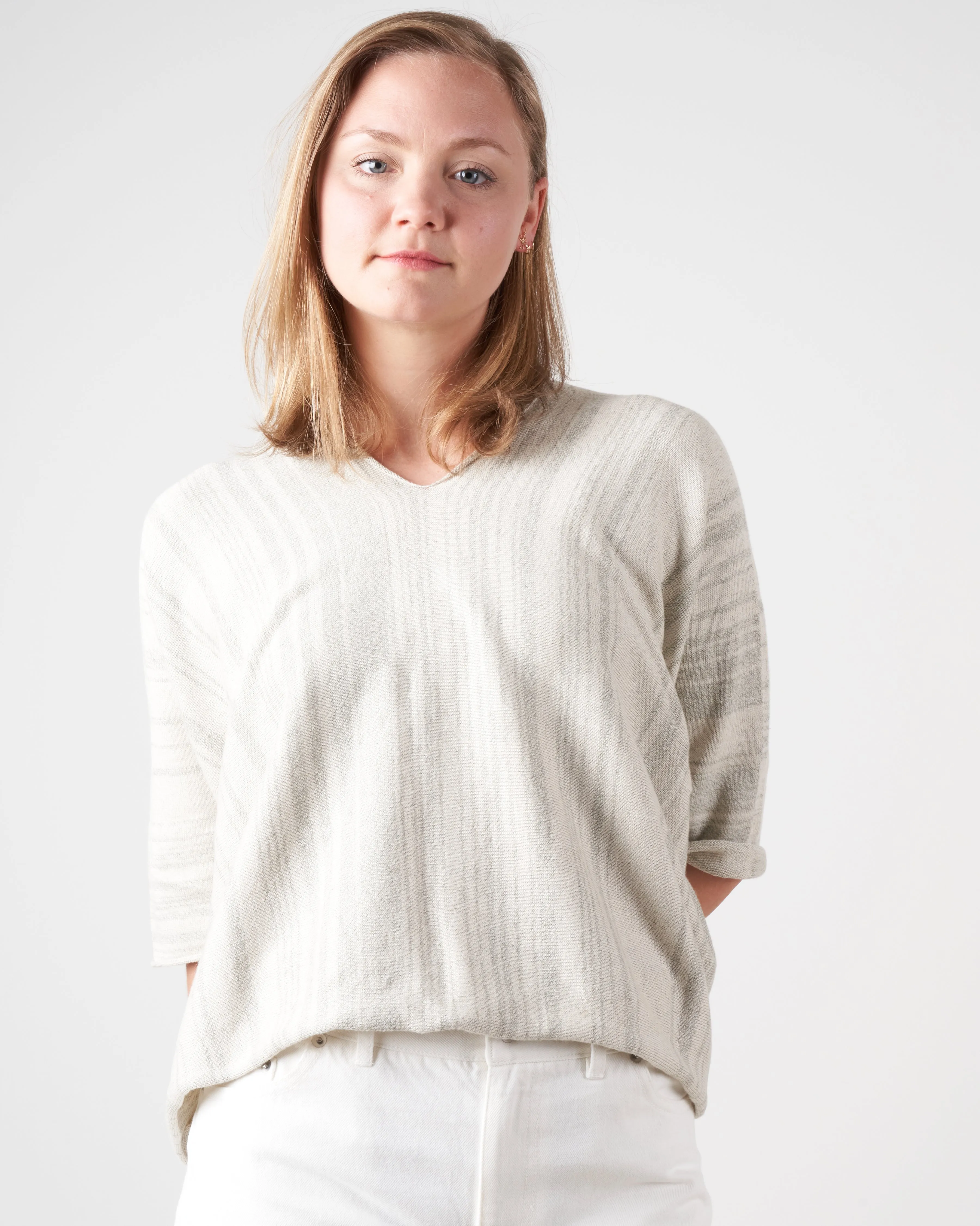horizontal huipil - marl stripe