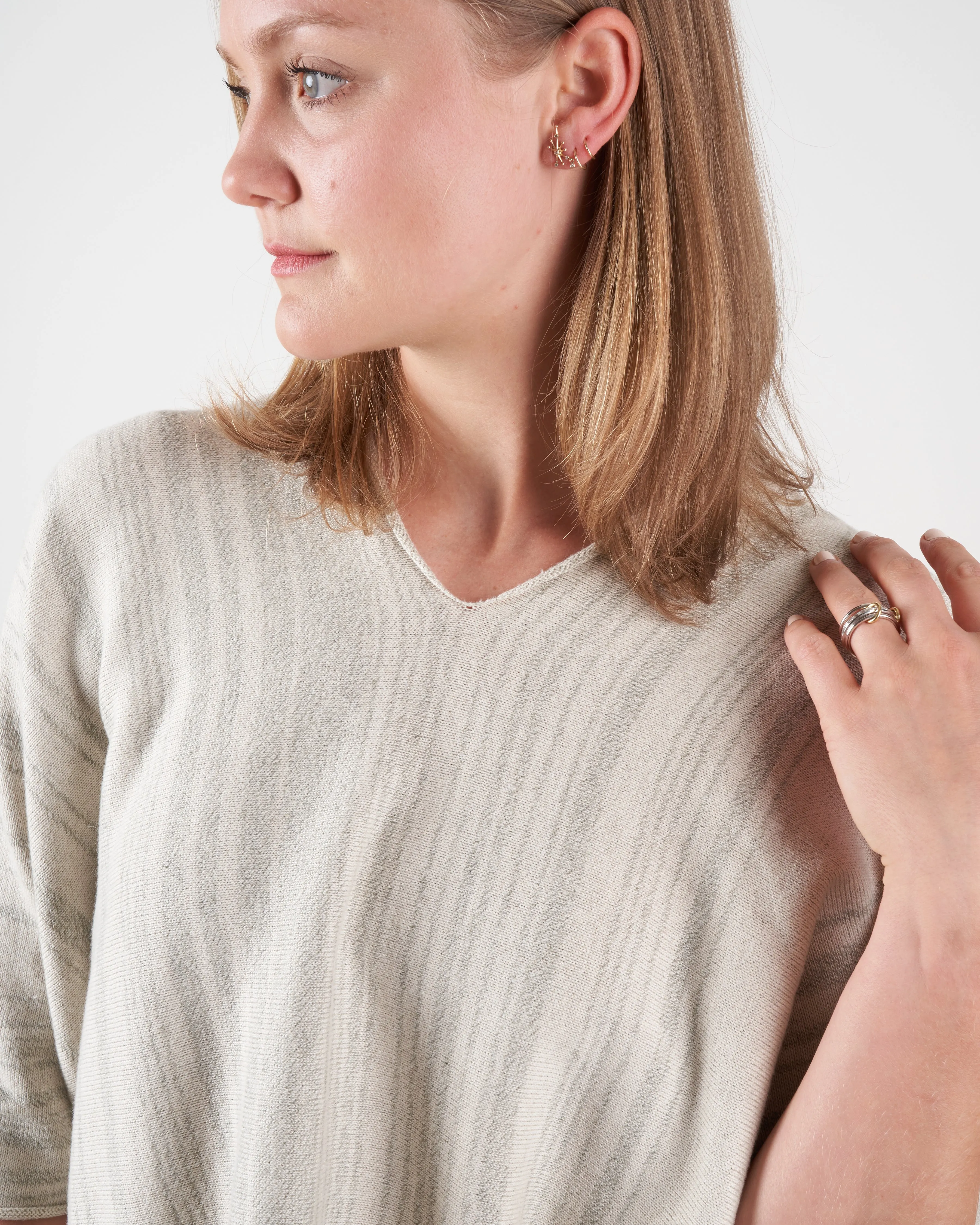 horizontal huipil - marl stripe