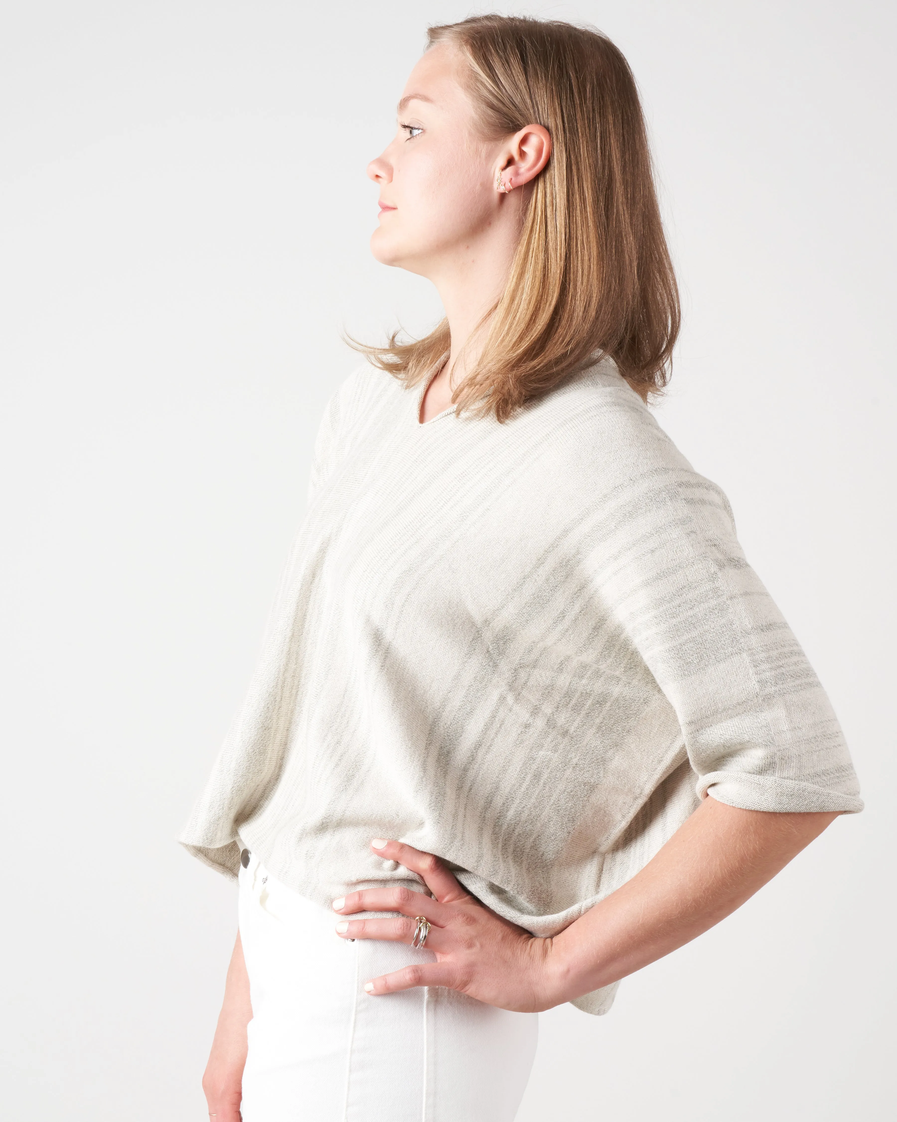 horizontal huipil - marl stripe