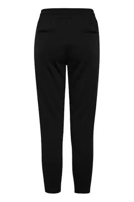 ICHI Kate cropped trouser in black