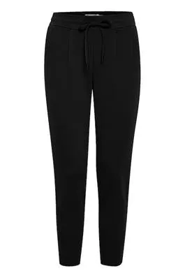 ICHI Kate cropped trouser in black