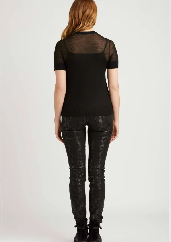 Indigenous Sheer Alpaca Silk Tee Sale