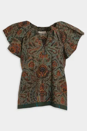 Inez Top in Spruce