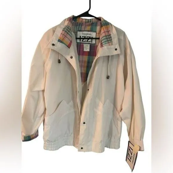 Innovations by IZZI Vintage windbreaker jacket size M outerwear women's NWT