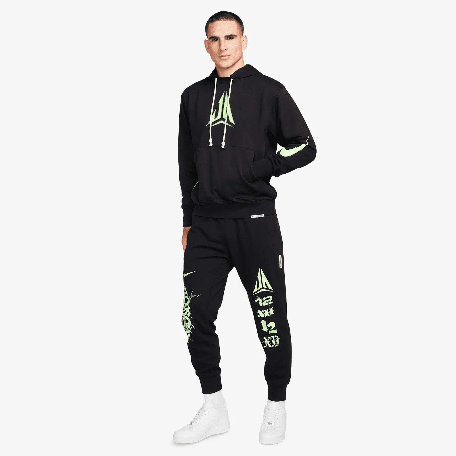 Ja Graphic Standard Issue Dri-FIT Pullover Hoodie - Black