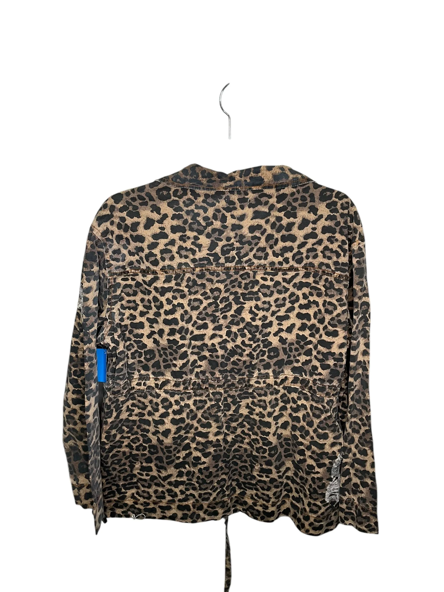 Jacket Utility By Pol In Animal Print, Size: M