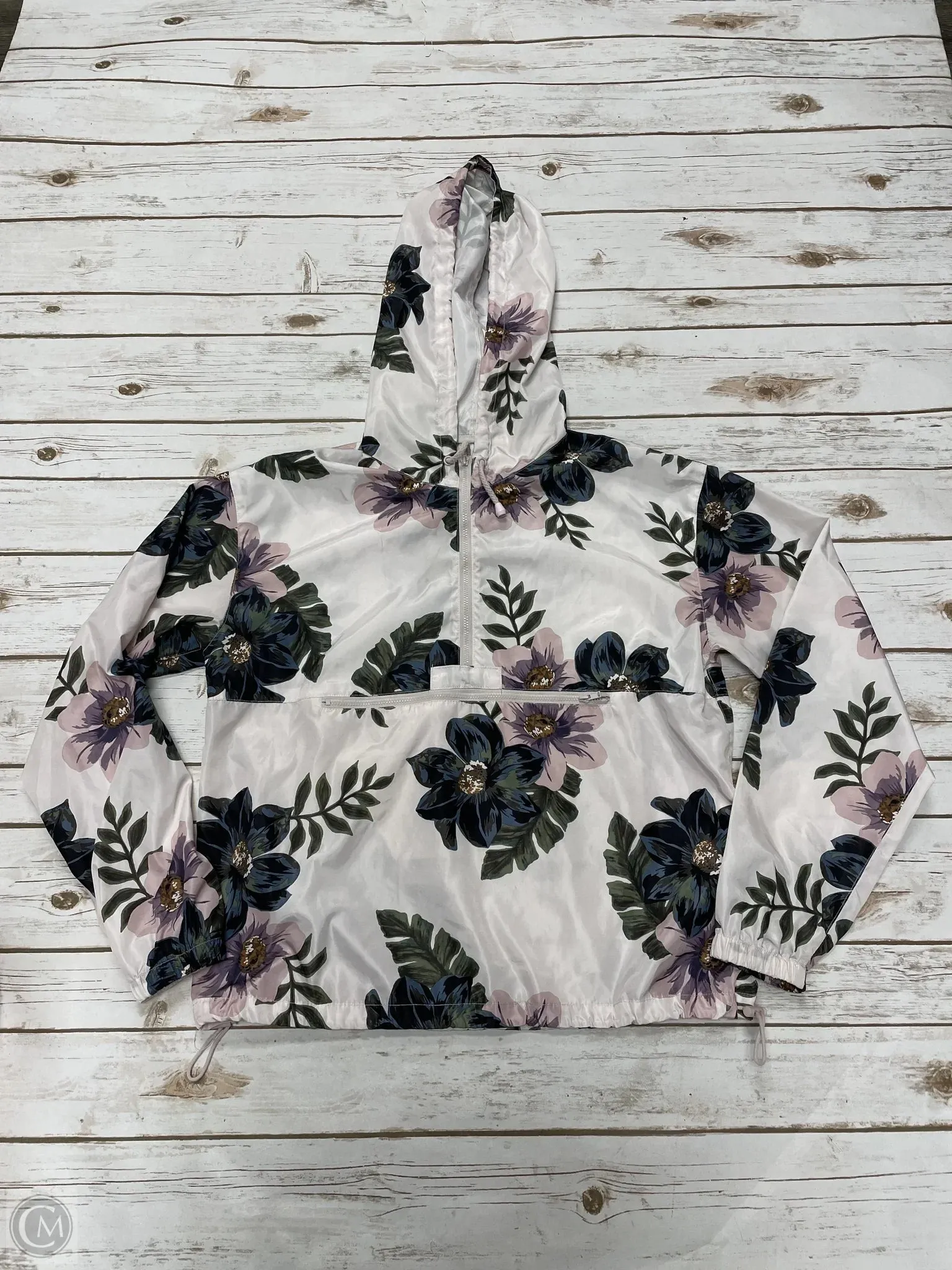 Jacket Windbreaker By Thread And Supply In Pink, Size: S