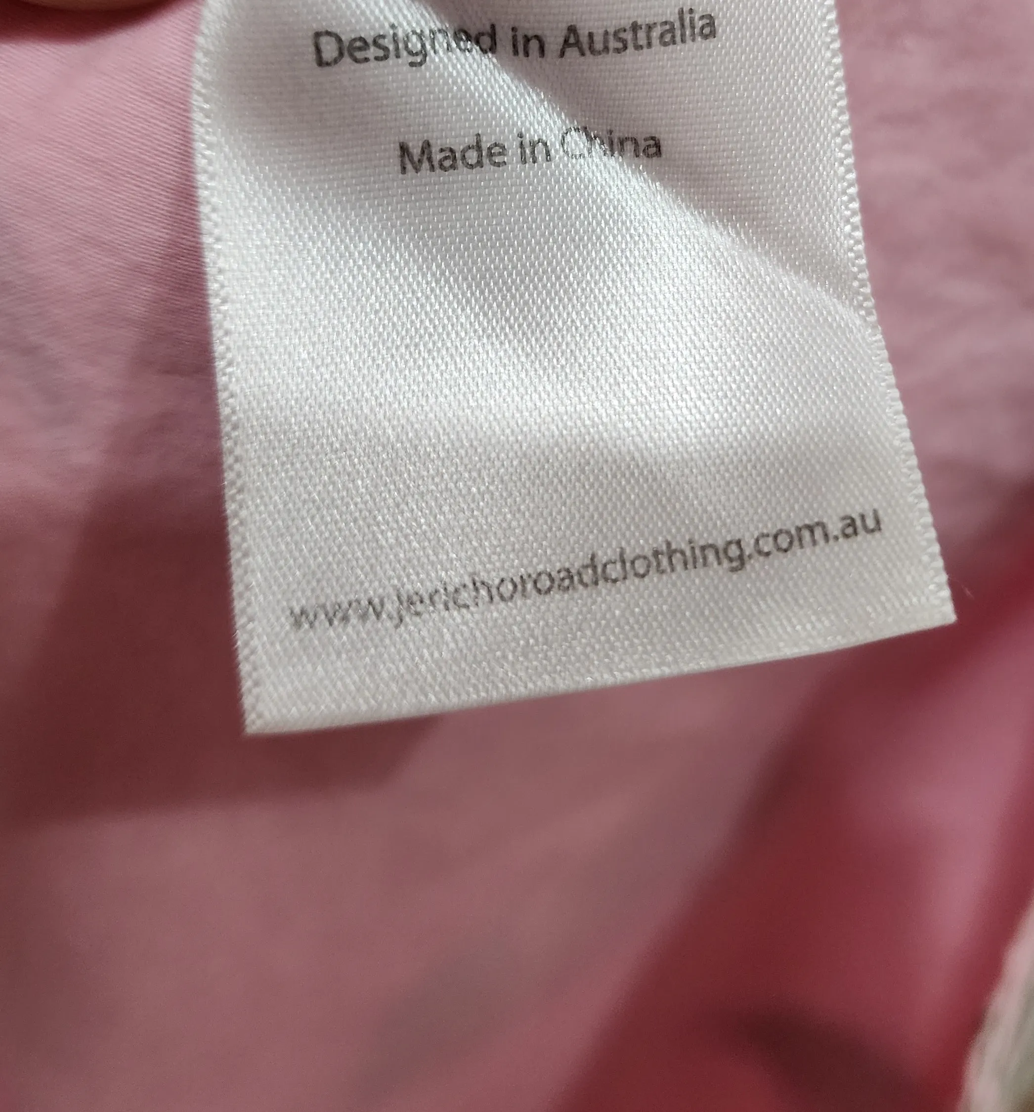 Jericho Road pink fern print cotton dress size 16 (note: yellow marks under arms)