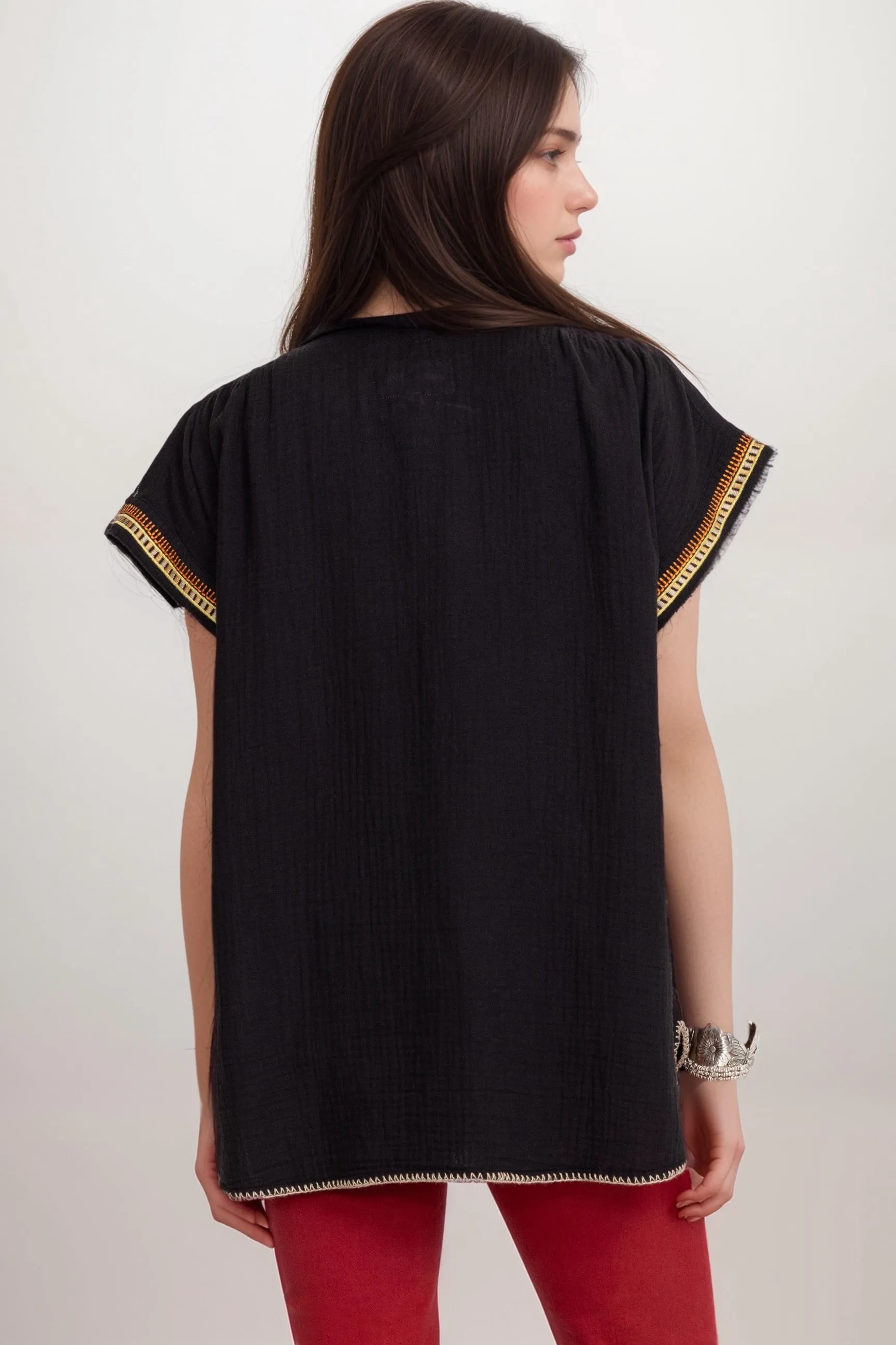 Johnny Was Biya Dionne Button-Down Blouse B14124A4 *