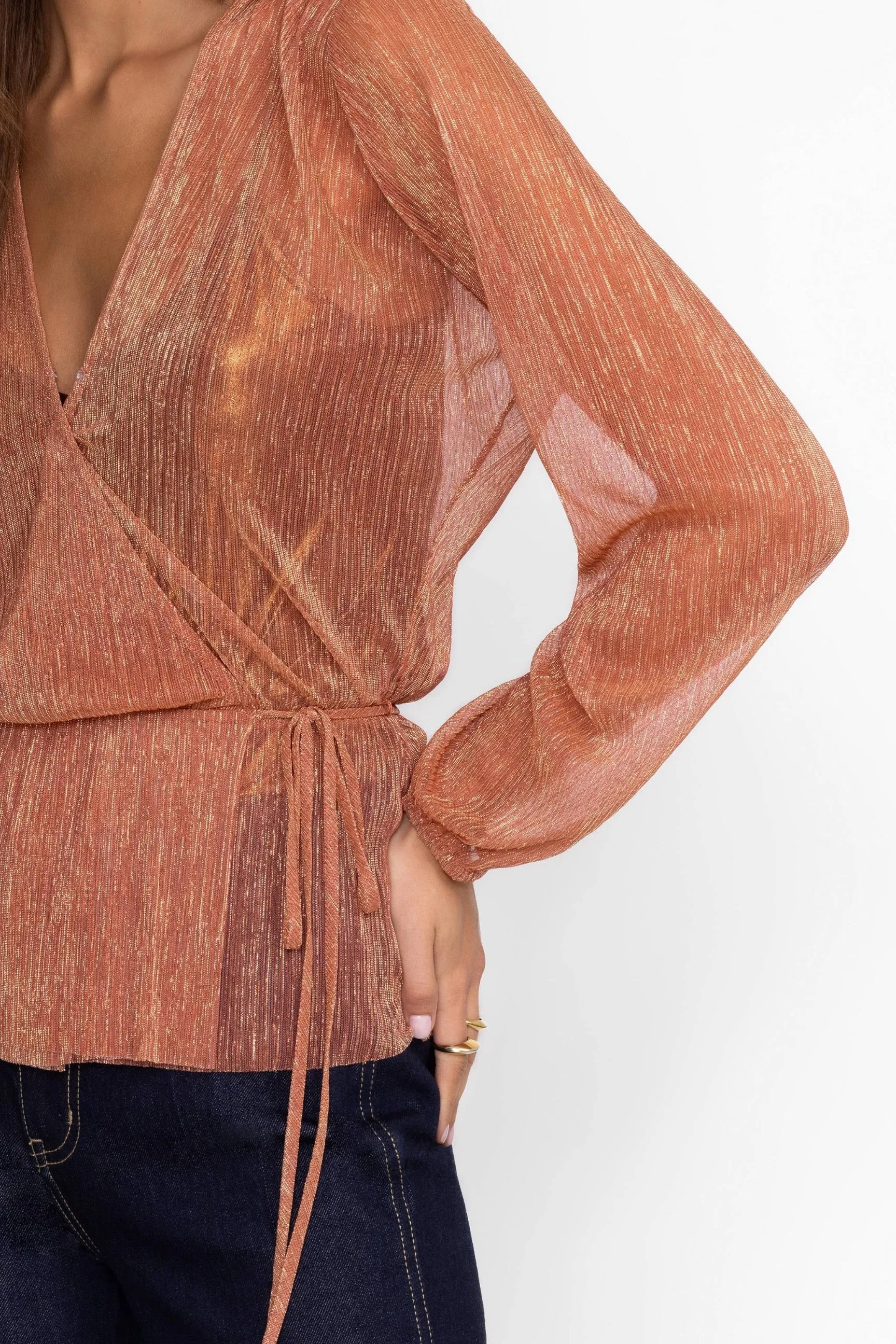 Johnny Was Jade Duffie Wrap Blouse L15824