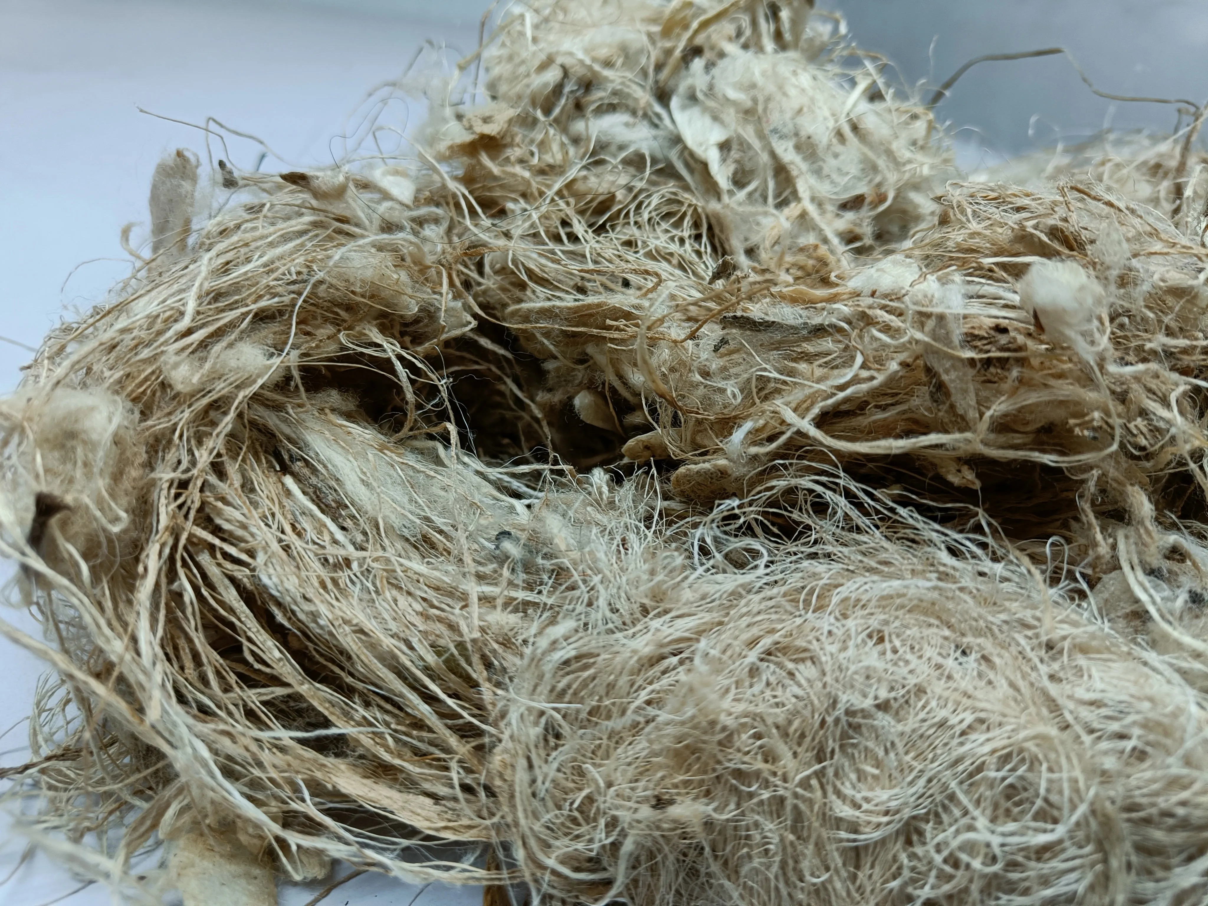 Kibisu Silk Fiber Waste