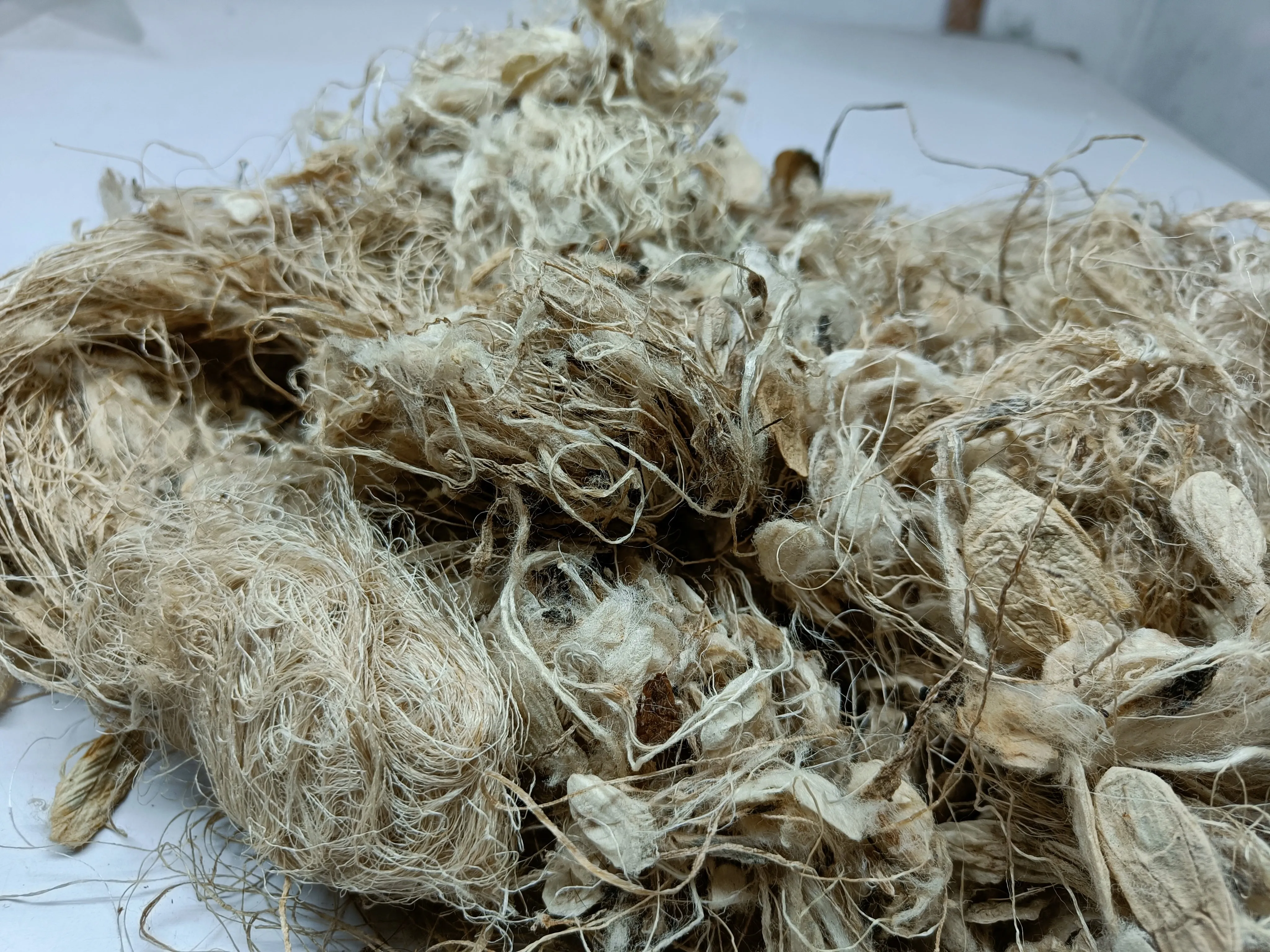 Kibisu Silk Fiber Waste