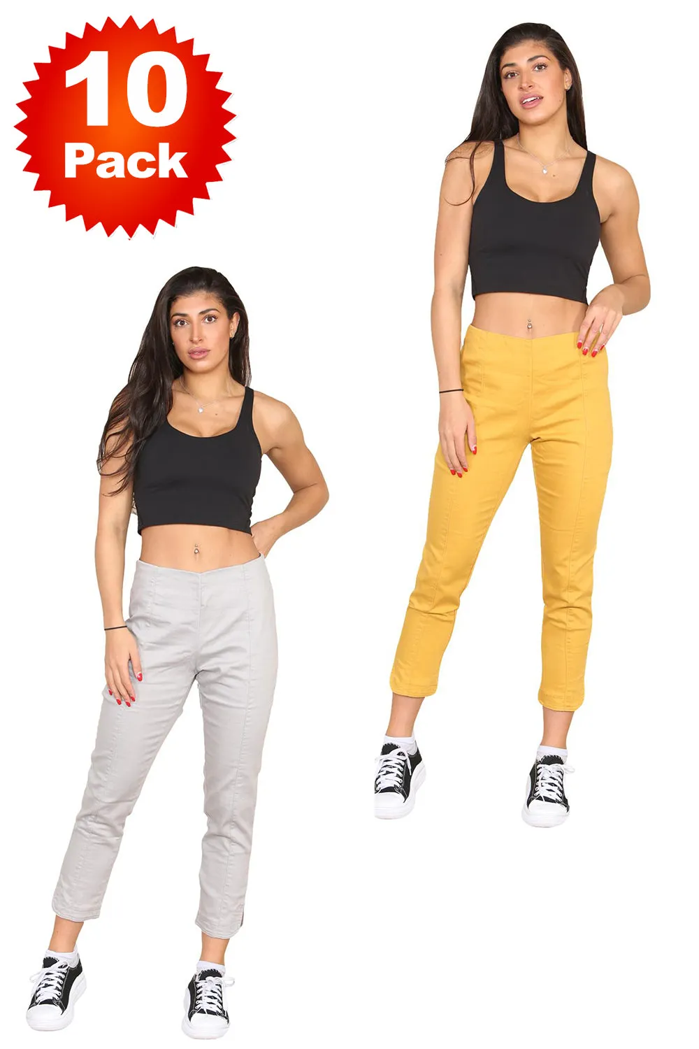 Ladies SR210 Cropped Trousers - 5/10/20 Pack