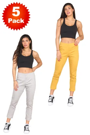 Ladies SR210 Cropped Trousers - 5/10/20 Pack