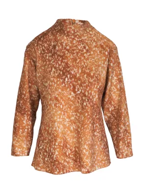 Lafayette 148 New York Funnel Neck Dolman Blouse