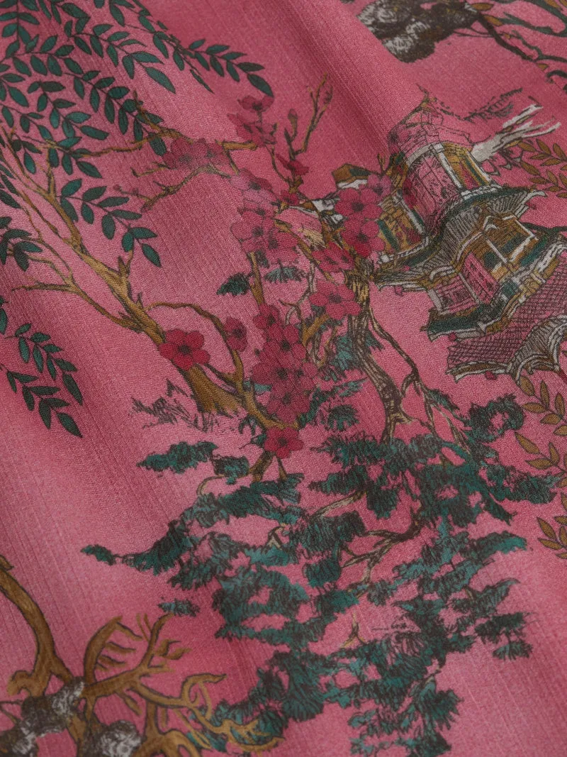 L'AGENCE - Arabell Romper in Mauve Multi Kesi Print