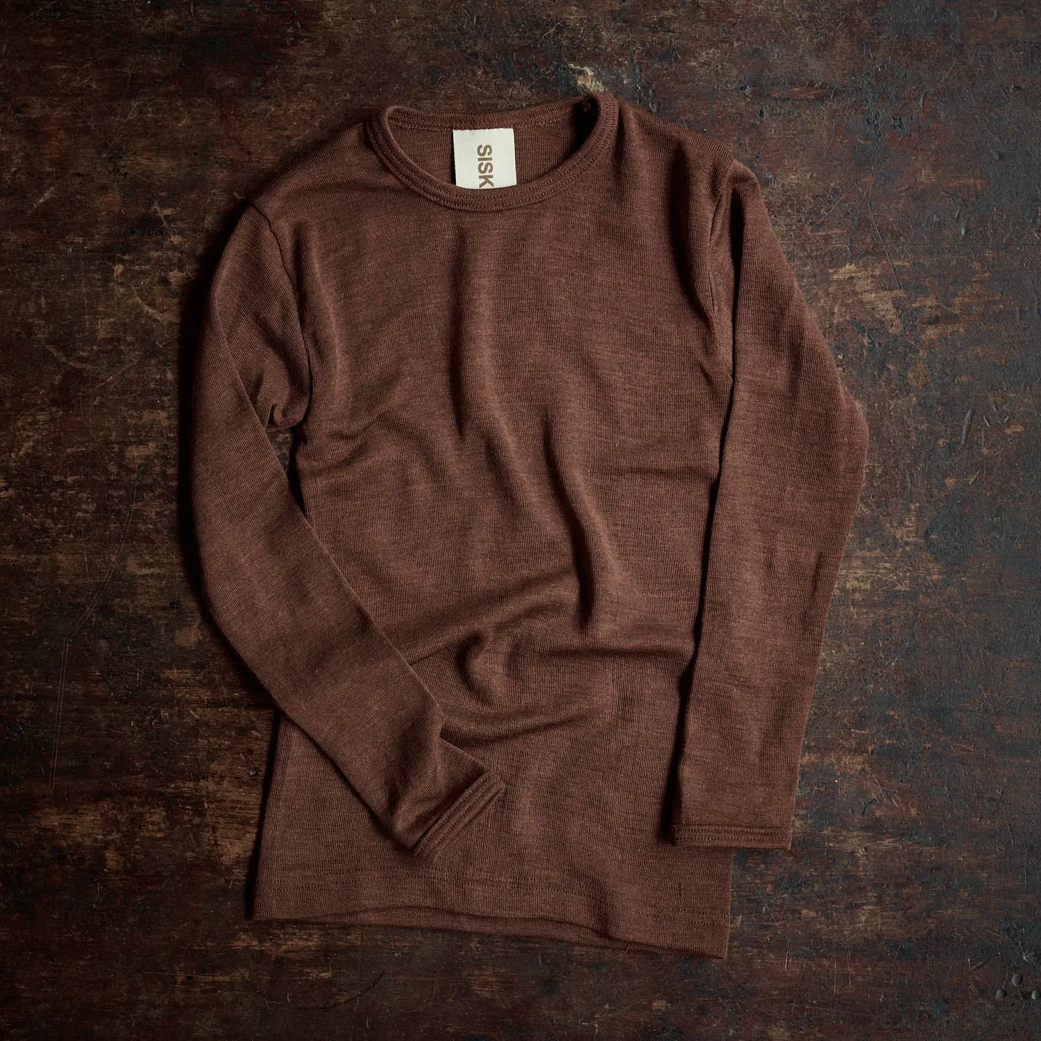 Lark Top - Merino Wool & Silk - Squirrel