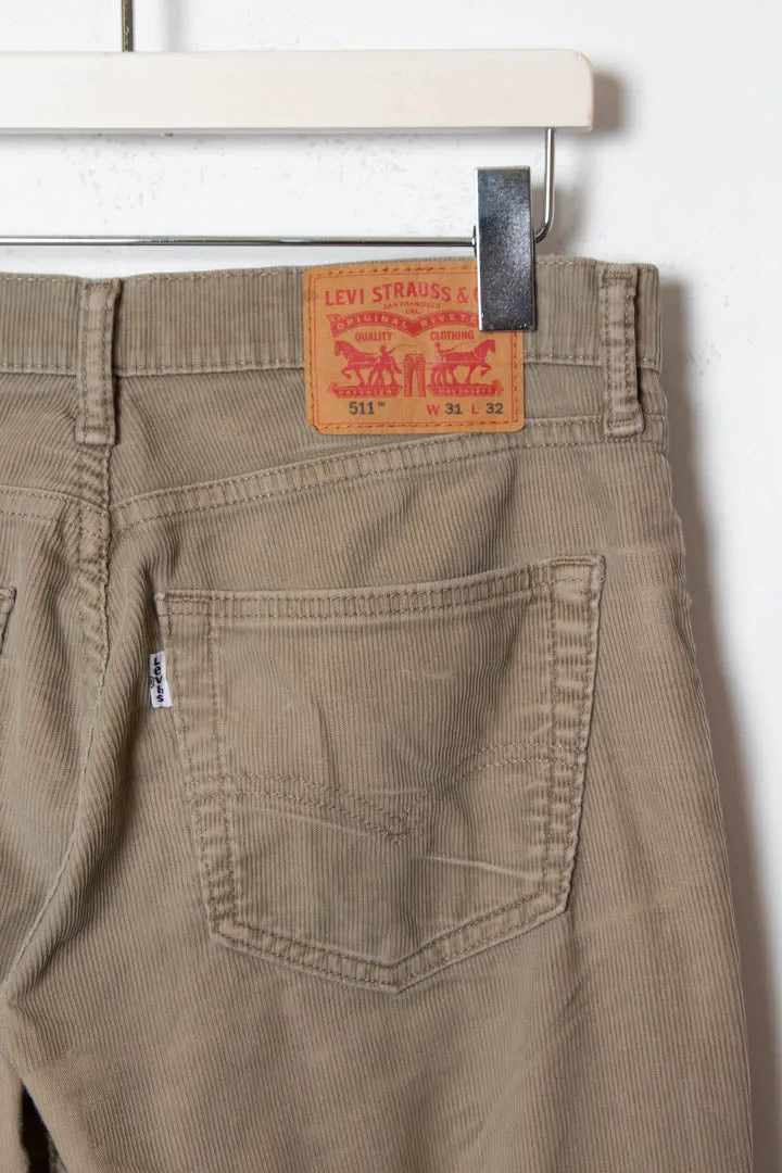 Levi's Corduroy 511 Trousers (W31 x L30)