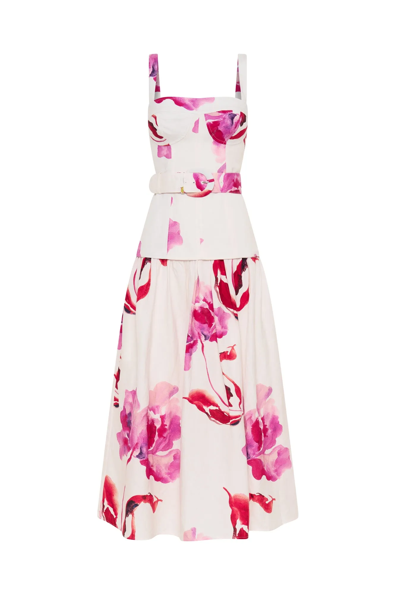 Lidia Dress - Zoe Floral Ivory