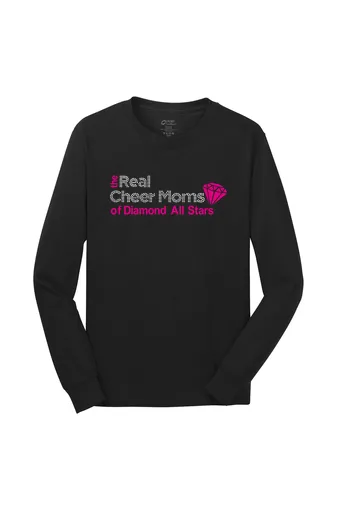 Long Sleeve Core Cotton Tee - Diamond Cheer