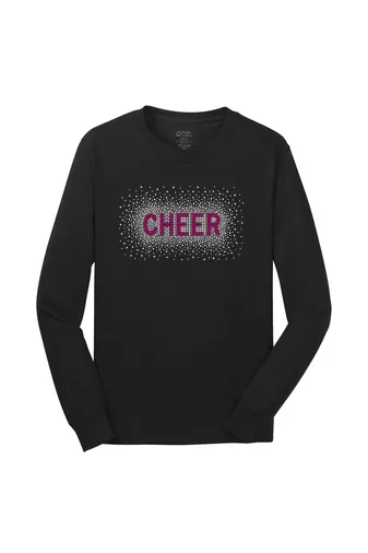 Long Sleeve Core Cotton Tee - Diamond Cheer