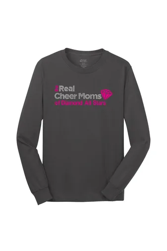Long Sleeve Core Cotton Tee - Diamond Cheer