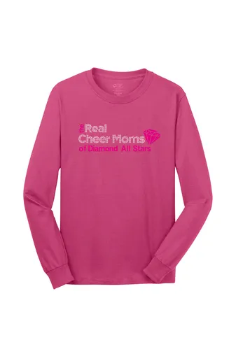 Long Sleeve Core Cotton Tee - Diamond Cheer