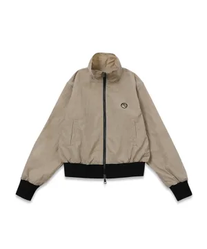 MACKY Golf: Zip-up Vest Windbreaker - Beige