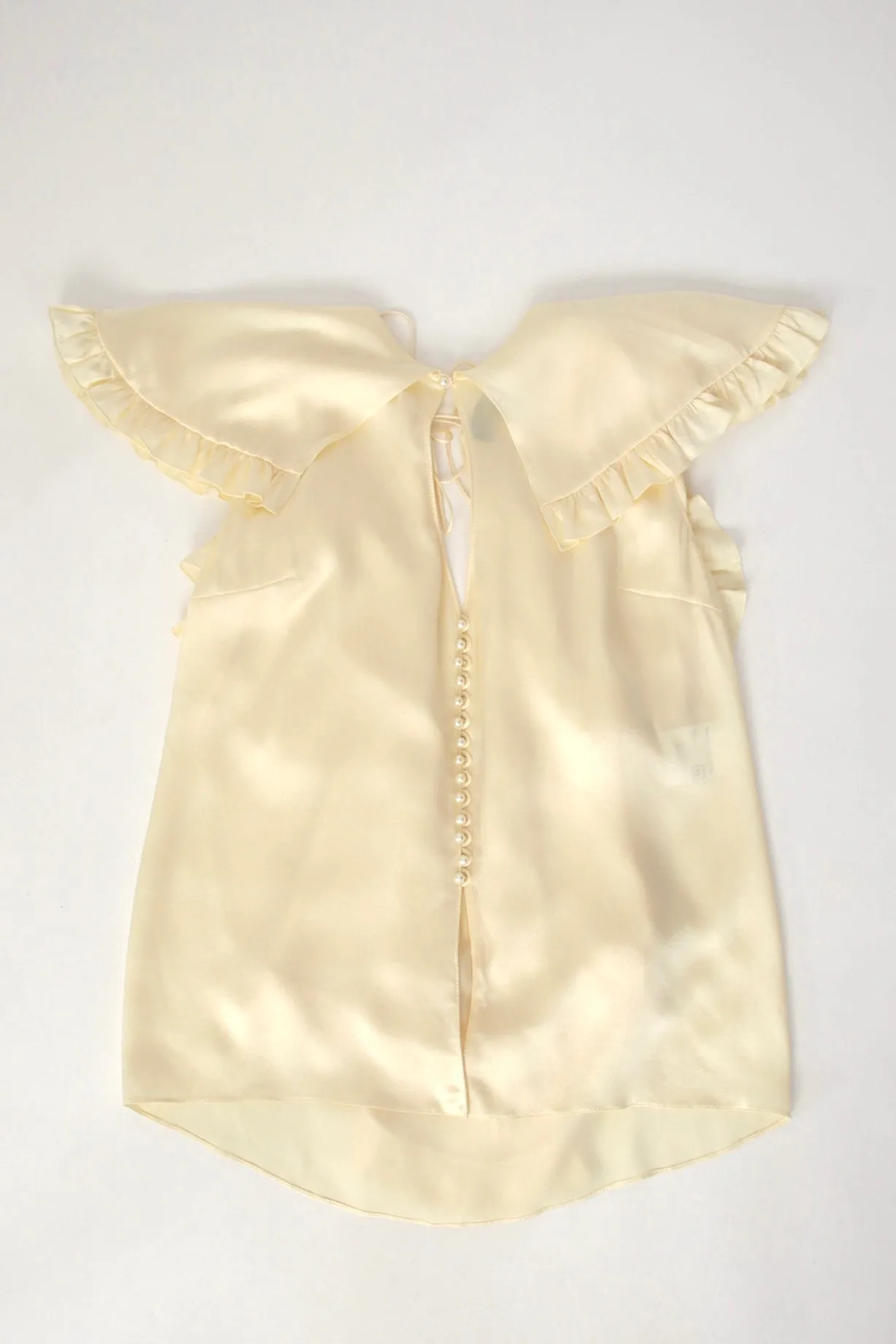 Magda Butrym Silk Ruffle Blouse