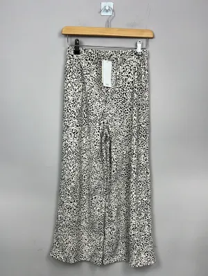 Mango Leopard Wide Leg Trousers 13y BNWT