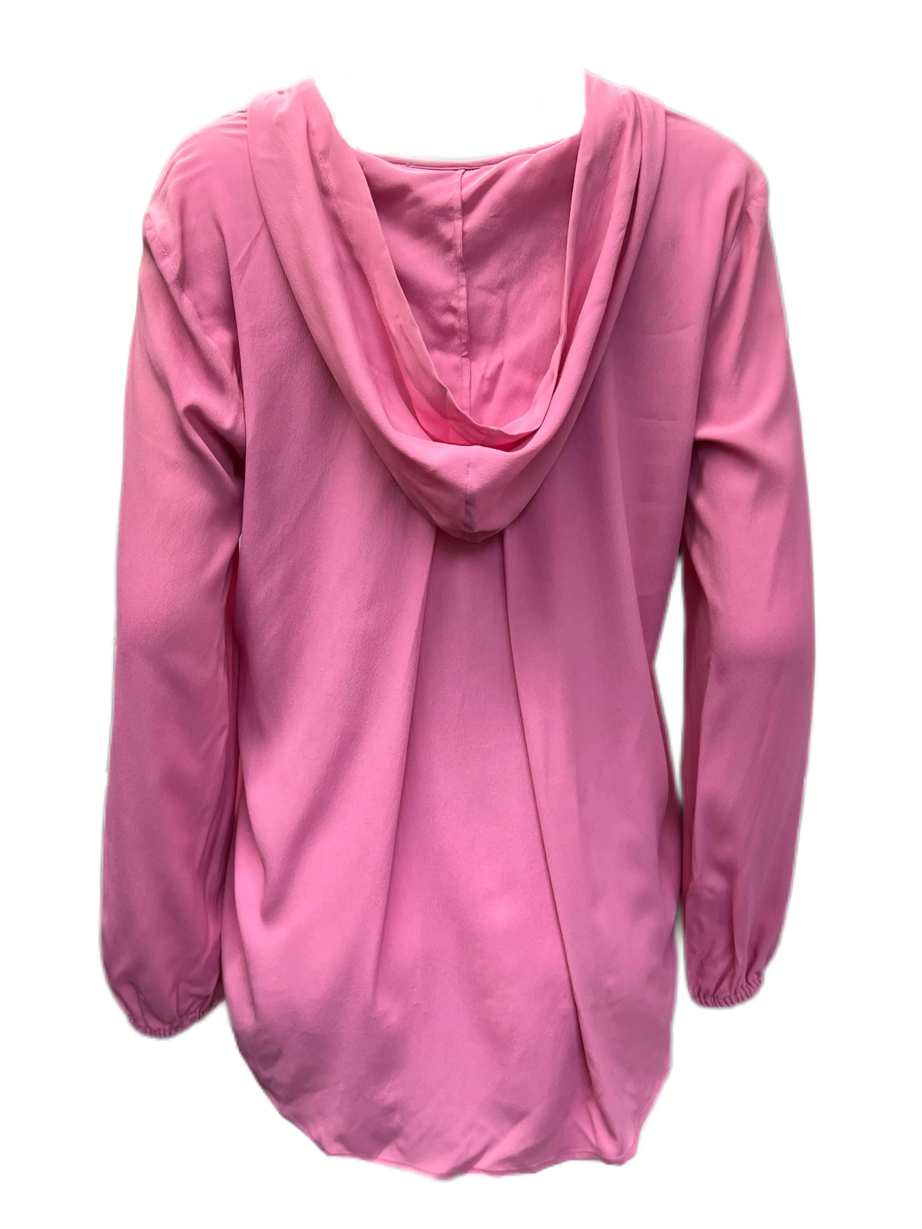 Marella By Max Mara Women's Pink Antiope Hooded Blouse Size 6 NWT