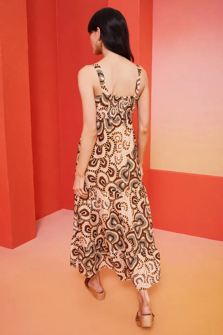 Marie Oliver - Petra Dress - Mosaic
