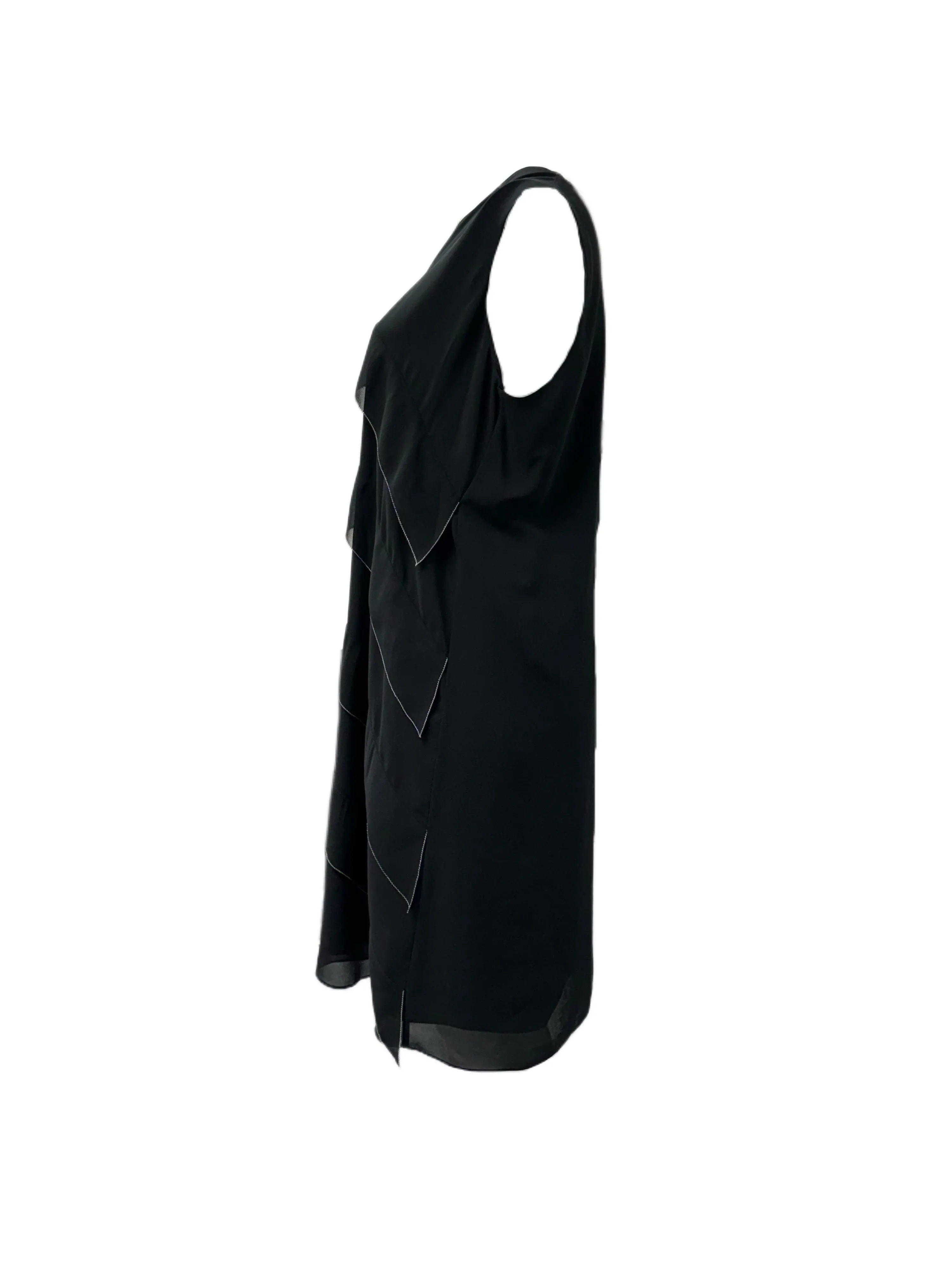 Marina Rinaldi Women's Black Daria Pullover Shift Dress NWT