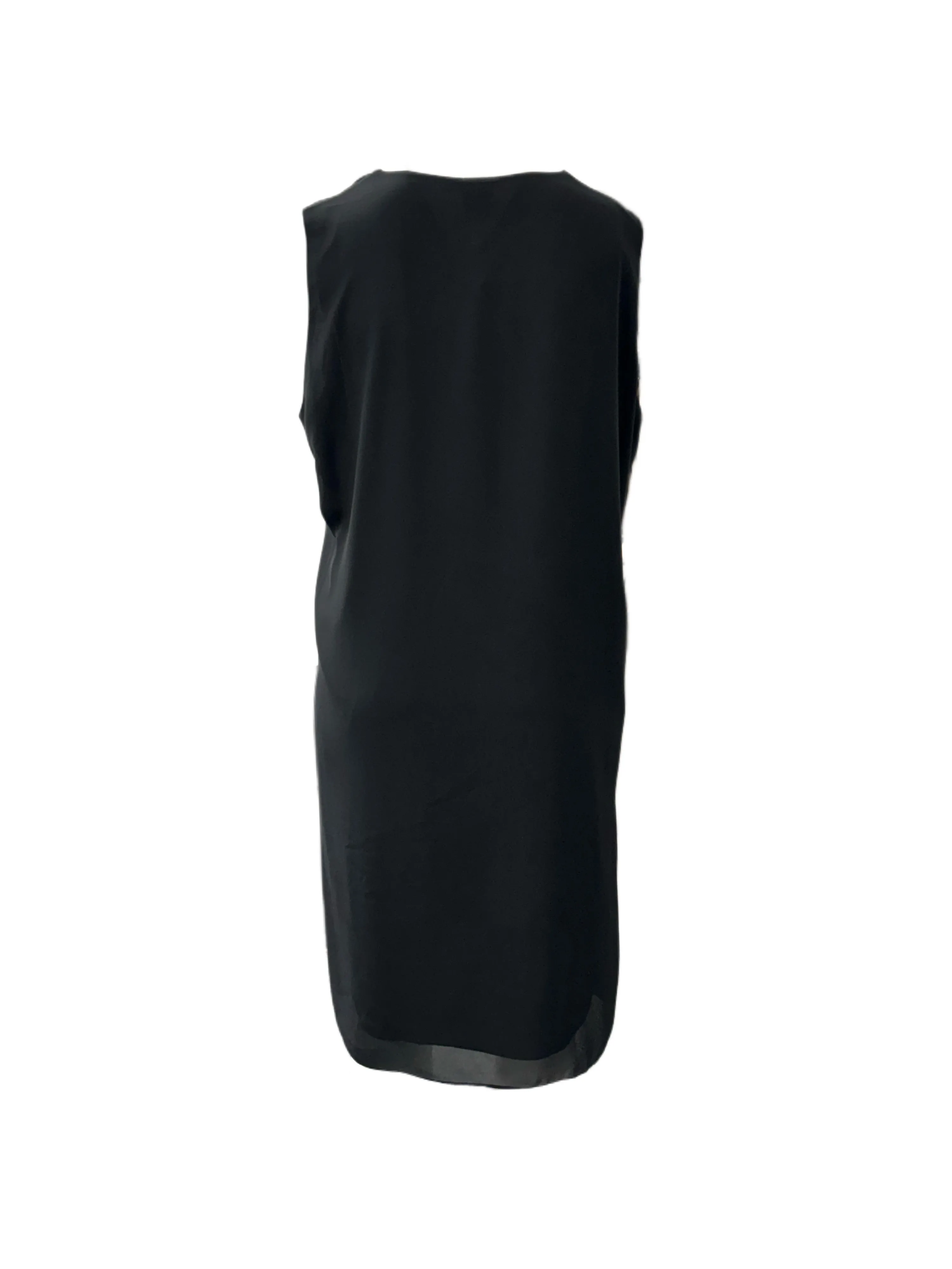 Marina Rinaldi Women's Black Daria Pullover Shift Dress NWT