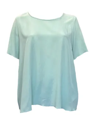 Marina Rinaldi Women's Green Brio Pullover Blouse NWT