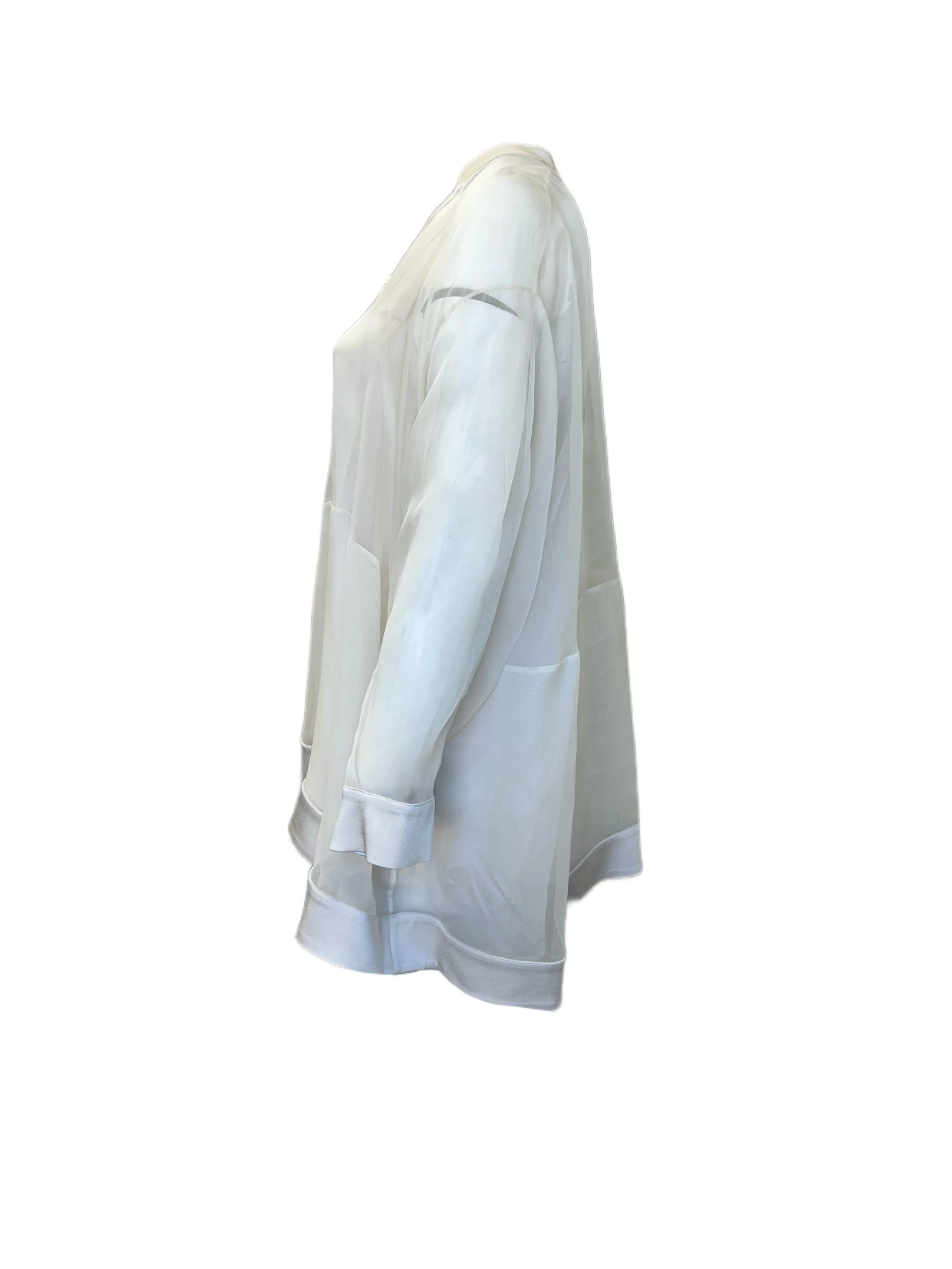 Marina Rinaldi Women's Ivory Fashion Pullover Blouse NWT