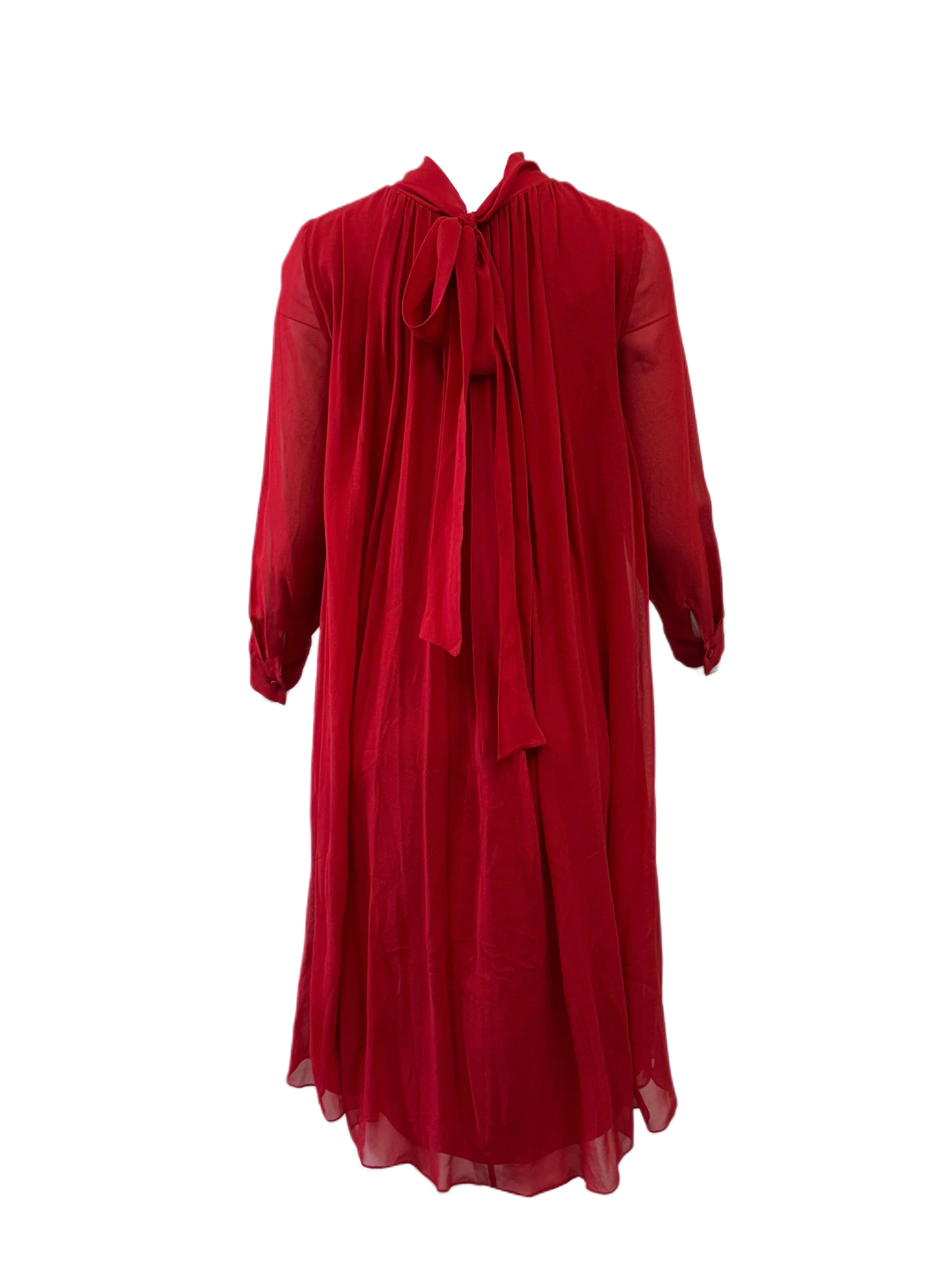 Max Mara Women's Red Rugiada Shift Dress NWT