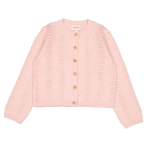 Mayo Pink Knitted Cardigan