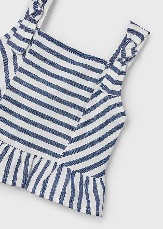 Mayoral 3539 Ink Stripe Long Trouser Set In Stock Now