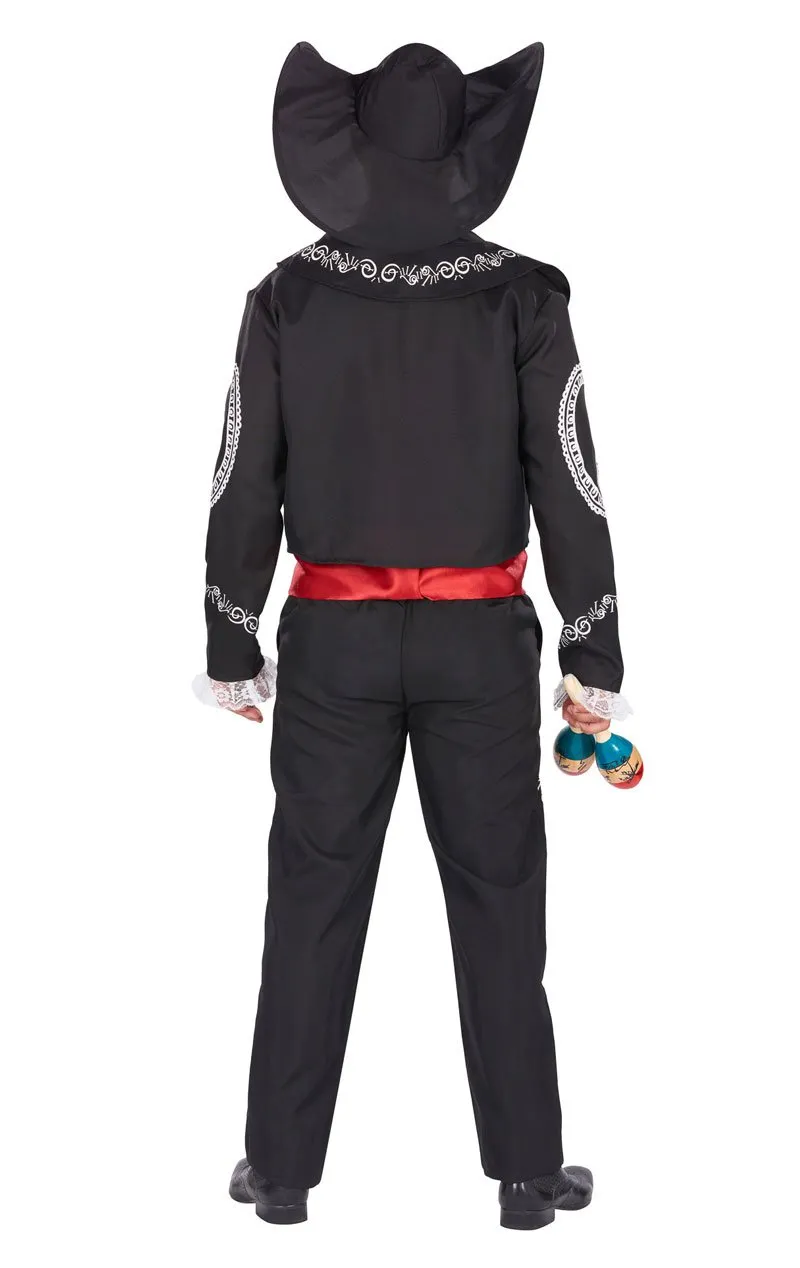 Mens Mexican Mariachi Costume (2 in 1 costume)