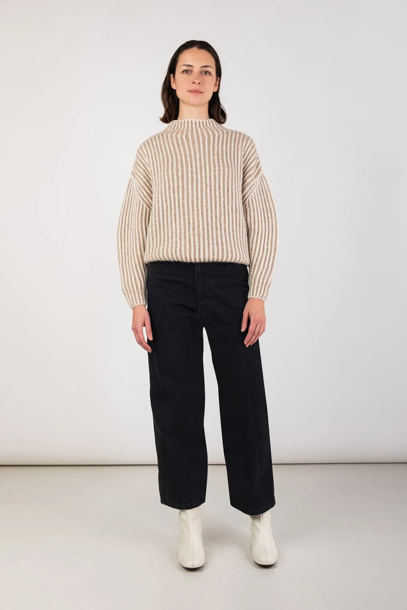 Micaela Greg Oatmeal Ines Sweater
