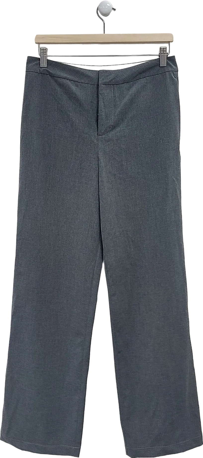 Mistress Rocks Grey Wide Leg Trousers UK M