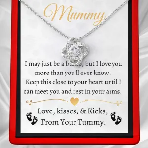 Mommy To Be Sterling Silver Necklace