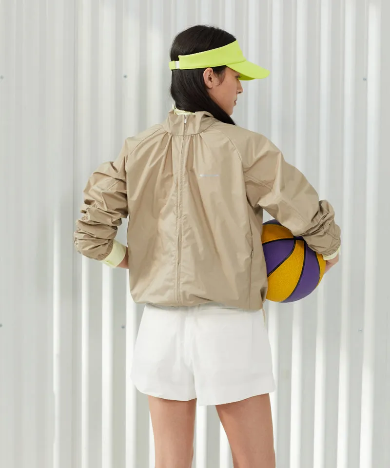 Monday Flow Two-Way Windbreaker - Beige