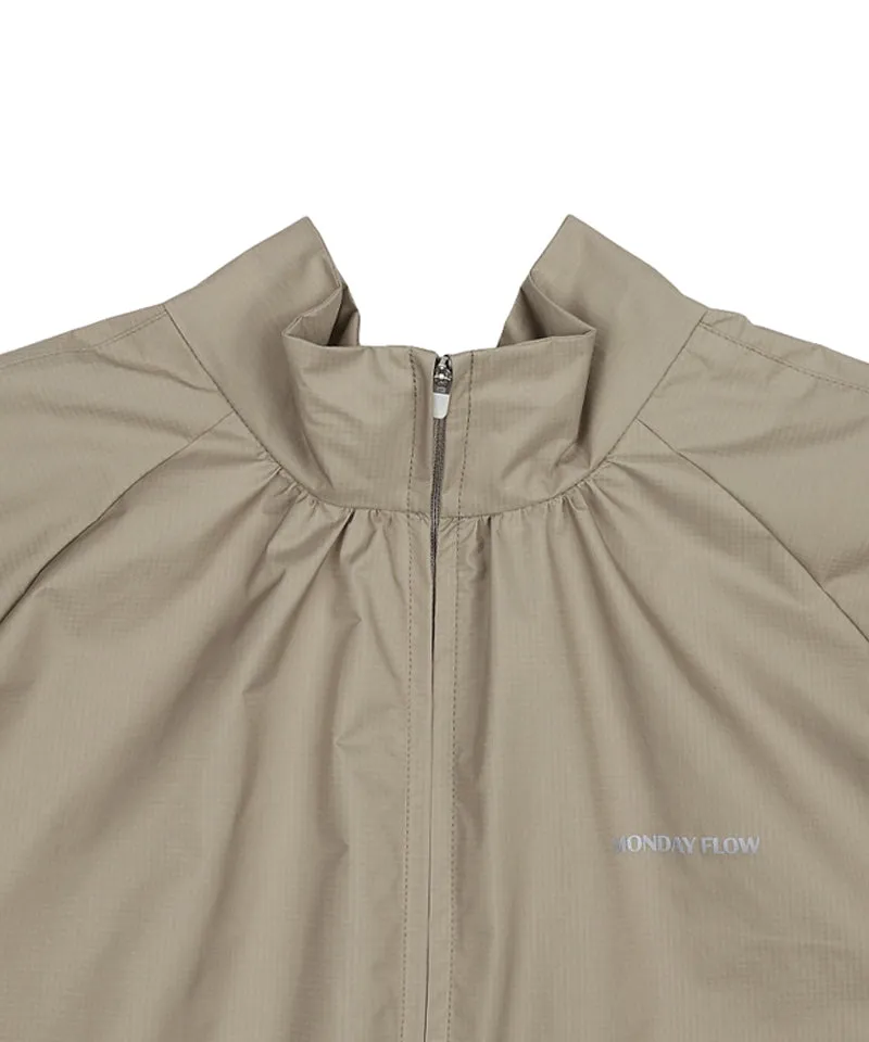 Monday Flow Two-Way Windbreaker - Beige
