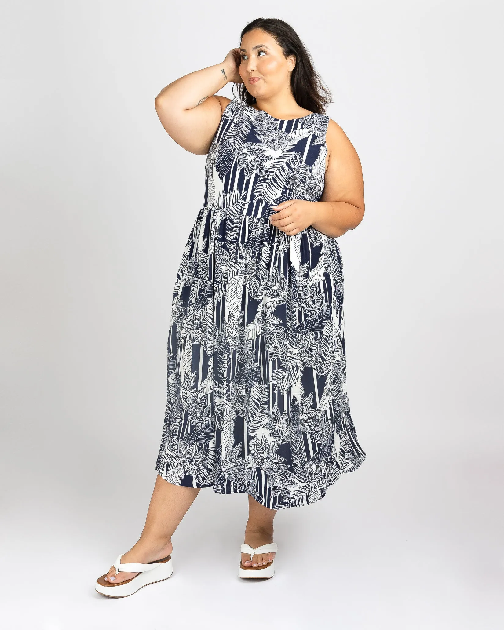 Mother Rose | Sleeveless Ankle-Length Dress