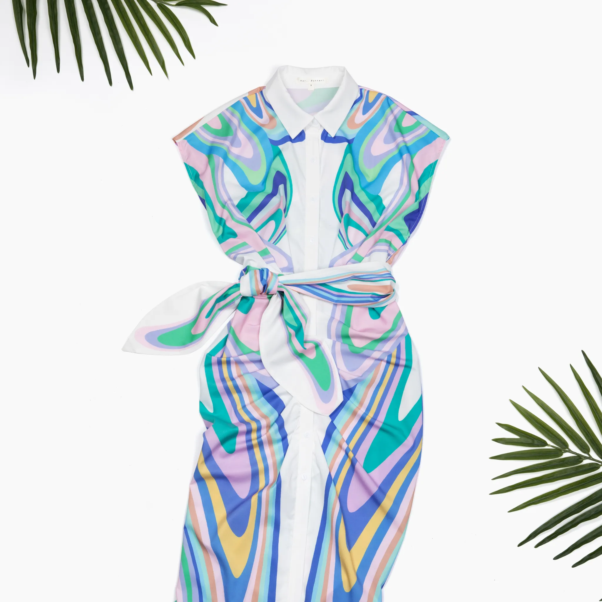 Multi | Button Down Midi Dress