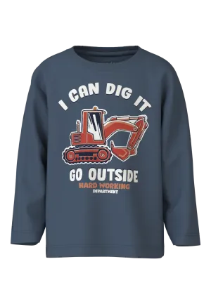 NAME IT | Mini Boy I Can Long Sleeved Top